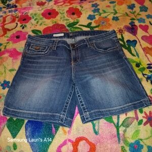 Kut from the Kloth Dark Blue Jean Shorts